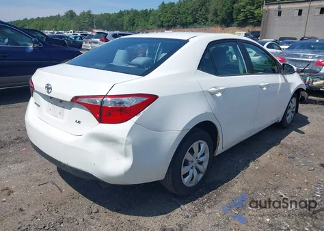 2014 Toyota Corolla Le from USA, damaged, VIN 2T1BURHE2EC026842